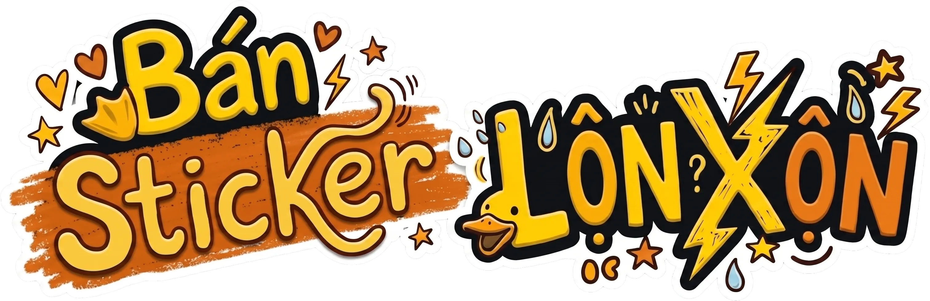 Bán Sticker Lộn Xộn